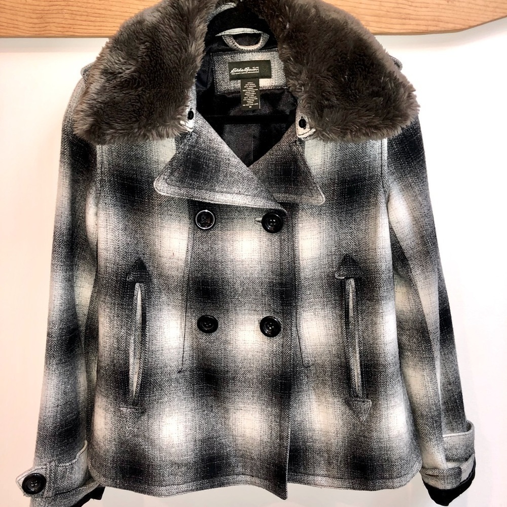 Eddie Bauer Plaid Winter Jacket​​​​​​